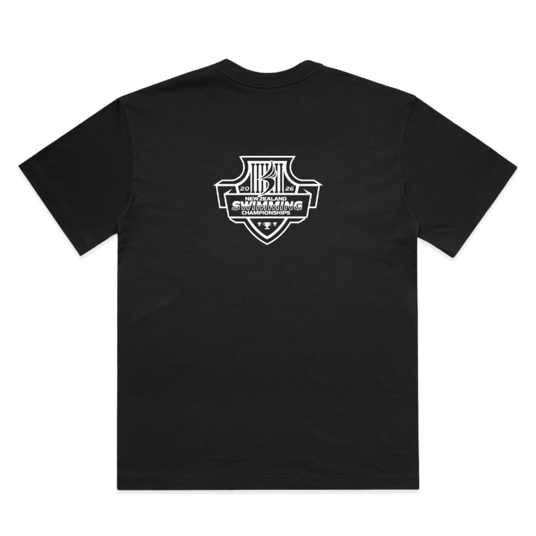 Teamline - Swimming NZ Champs 2026 - Tshirt - Black