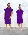 2Wel - Unisex Hooded Towel S-XL - Purple