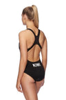 Speedo - Womens - Kiwi Medalist One Piece - Black/Silver