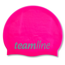 Teamline - Junior Euro Suede Silicone Swim Cap - Various Colours