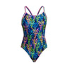 Funkita - Womens - Diamond Back One Piece - Midnight Meadow