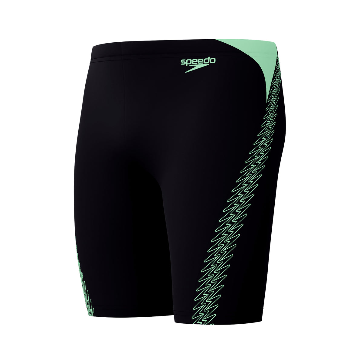 Speedo - Mens - Hyperboom Splice Jammer - Black/Alfalfa Green