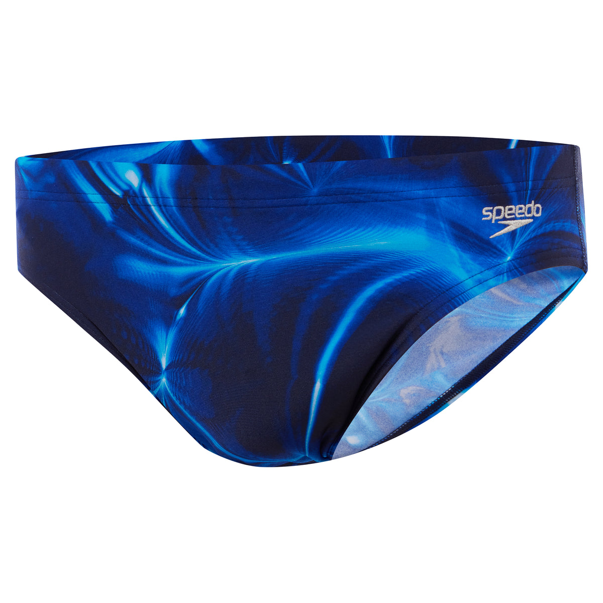 Speedo - Mens - Printed 7cm Brief - Anthracite/Deep Sapphire