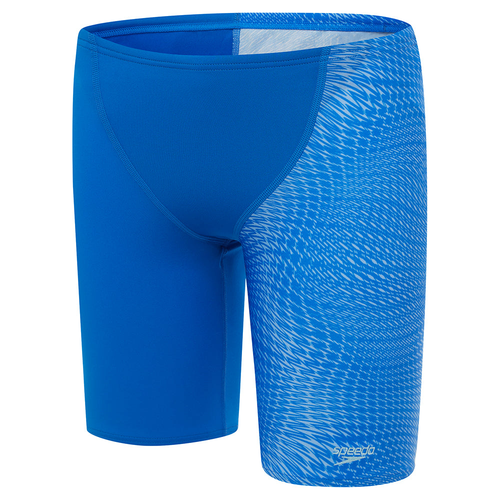 Speedo - Junior Boys - Digital Print V-Cut Jammer - Lagoon Blue