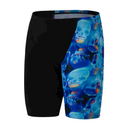 Speedo - Boys - Endurance+ Skull V-cut Jammer - Black/Cobalt Blue