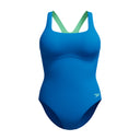 Speedo - Womens - Flex Band Swimsuit - Lagoon Blue