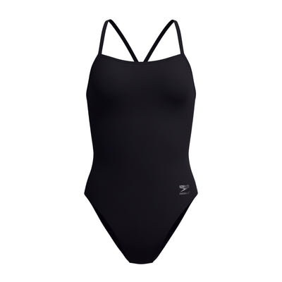 Speedo - Womens - Solid V-Back 2.0 - Team Black