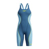 Speedo - Womens - FastSkin HyperSpark Solid Openback Kneeskin - Night/Sevres Blue