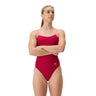 Speedo - Womens - Solid Flyback 2.0 - Red/Turquoise