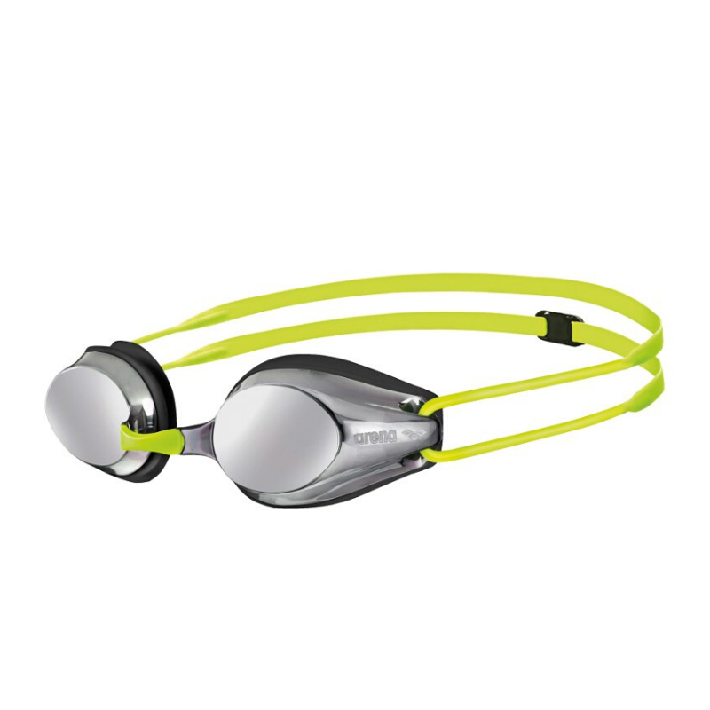 Arena - Tracks Junior Mirror Goggle - Silver Black Fluro Yellow