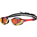 Arena - Cobra Edge Swipe Mirror Racing Goggles - Gold/Red
