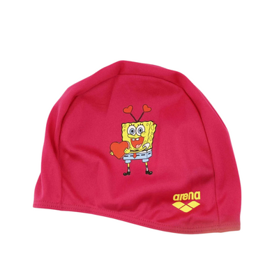 Arena - Junior Polyester Swim Cap - Spongebob Pink