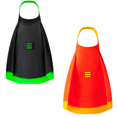 DMC - Repellor Fins - Black/Green, Orange/Yellow