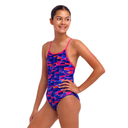 Funkita - Girls - Diamond Back One Piece - Warped Waves