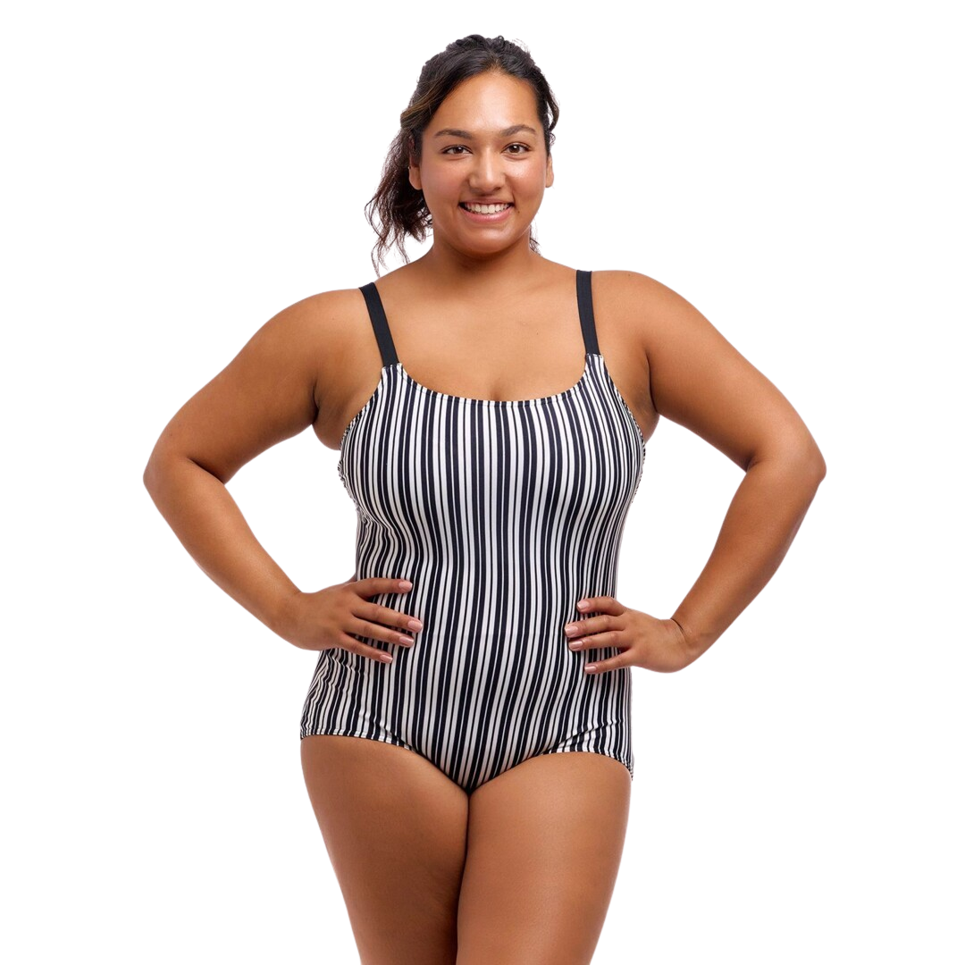 Funkita - Womens - Scoop Neck One Piece - Chain Gang