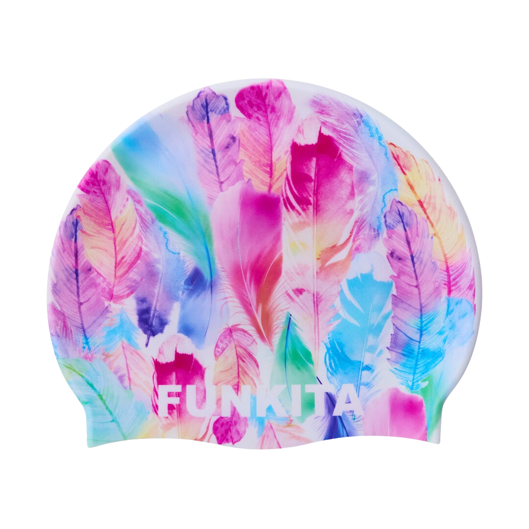 Funky - Silicone Swimming Cap - Tickle Pink