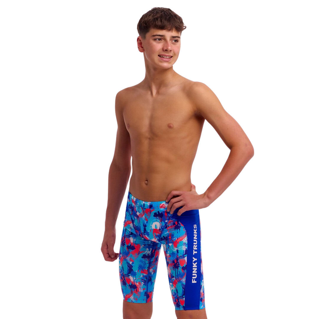 Funky Trunks - Boys - Training Jammers - Messy Messy Messy