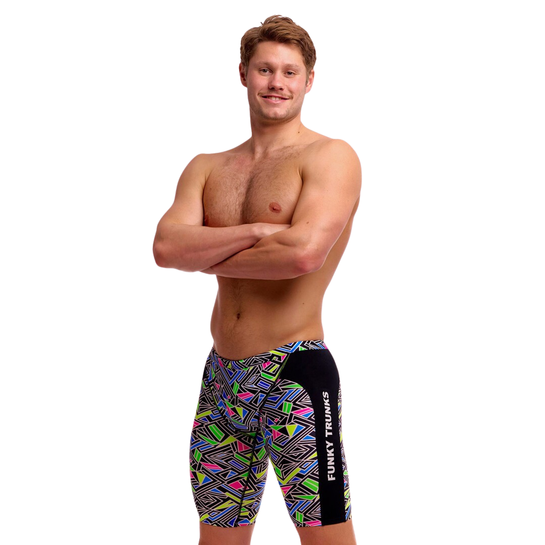 Funky Trunks - Mens - Training Jammers - Bits Of Peace