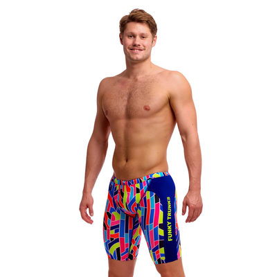 Funky Trunks - Mens - Training Jammers - Fault Lines