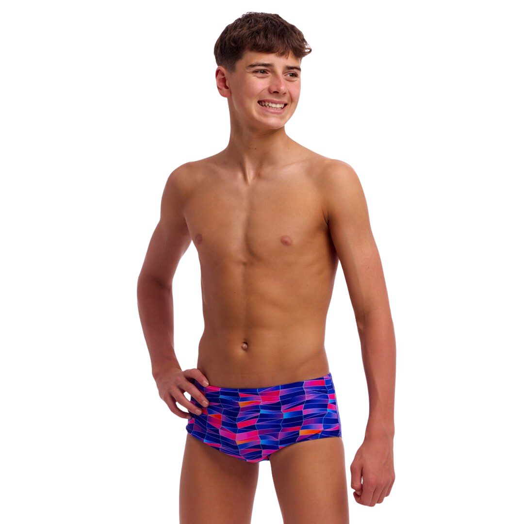 Funky Trunks - Boys - Sidewinder Trunks - Warped Waves