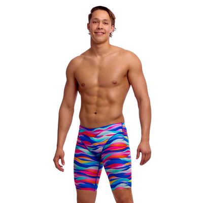 Funky Trunks - Mens - Fast Training Jammers - Royal Wave