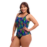 Funkita - Womens - Scoop Neck Tankini Top - Midnight Meadow