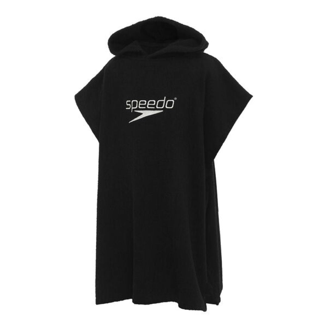 Speedo - Junior Hooded Towel - Black/White