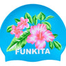 Funkita - Silicone Swimming Cap - Blue Hawaii