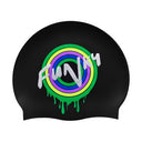 Funky - Silicone Swimming Cap - Poppy Long