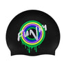 Funky - Silicone Swimming Cap - Poppy Long
