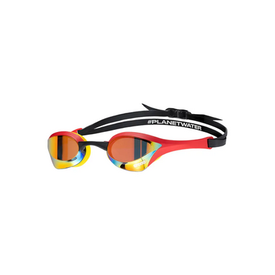 Arena - Cobra Ultra Swipe Racing Goggles - Gold/Red Limited Edition