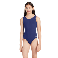 Zoggs - Girls - Cottesloe Sportsback One Piece - Black / Navy