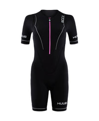 HUUB - Womens - Aura Long Course Tri Suit - Black/Purple