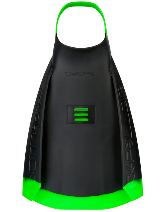 DMC - Repellor Fins - Black/Green, Orange/Yellow