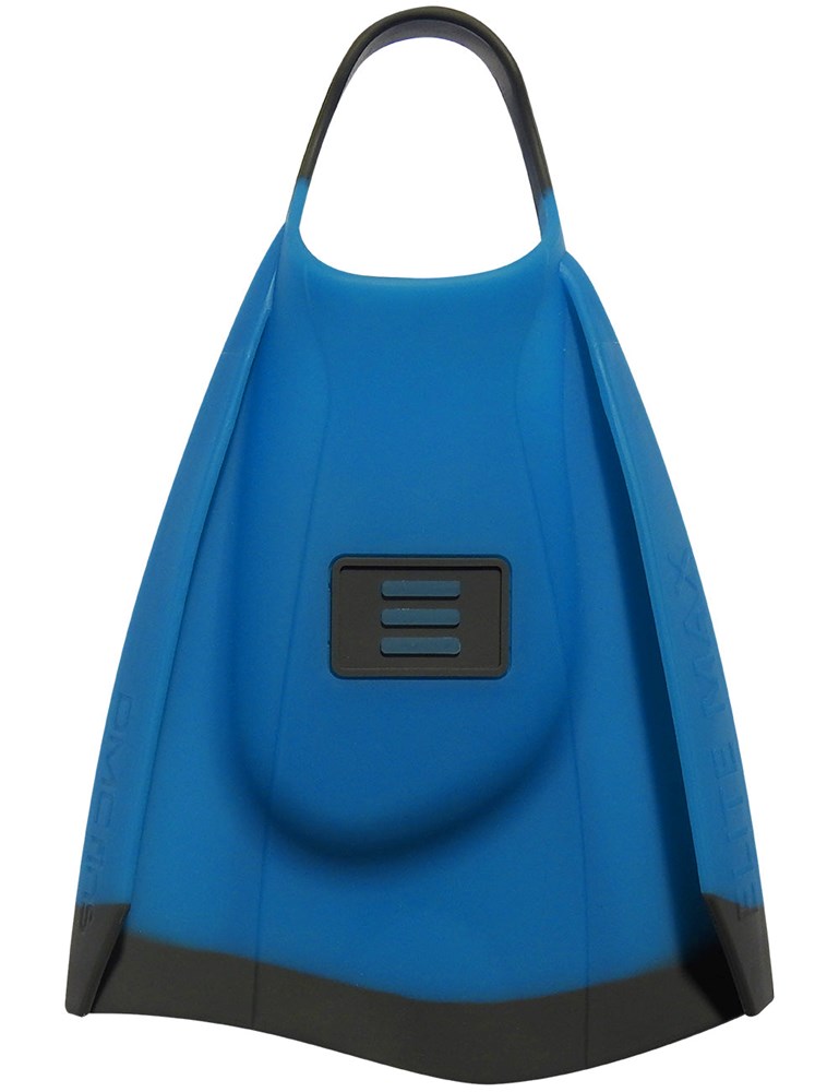DMC - Elite Max Fins - Blue Charcoal, Fluro Charcoal