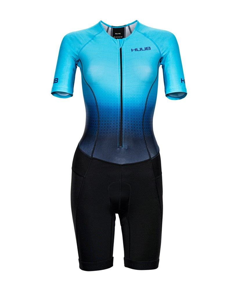 HUUB - Womens - Commit Long Course Tri Suit - Teal/Black