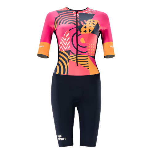 HUUB - Womens - Her Spirit Long Course Tri Suit - Patchwork