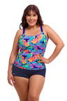 Funkita - Womens - Scoop Neck Tankini Top - Leaving Today