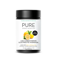 PURE - Electrolyte Hydration Low Carb - 160gm Tub - Assorted Flavours