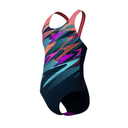 Speedo - Girls - Digital Placement Splashback - Dark BlueCoral