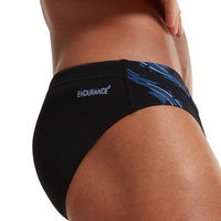 Speedo - Mens - 7cm Tech Panel Brief - Black/Blue
