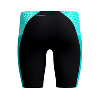 Speedo - Mens - Endurance+ Max Splice Jammer - Black/Turquoise Gem