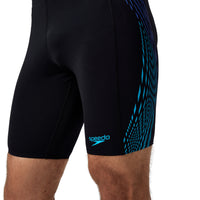 Speedo - Mens - Tech Panel Jammer - Black/Cobalt Blue