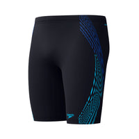 Speedo - Mens - Tech Panel Jammer - Black/Cobalt Blue