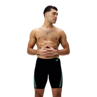 Speedo - Mens - Hyperboom Splice Jammer - Black/Alfalfa Green