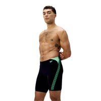 Speedo - Mens - Hyperboom Splice Jammer - Black/Alfalfa Green