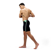 Speedo - Mens - Hyperboom Splice Jammer - Black/Alfalfa Green