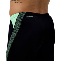 Speedo - Mens - Hyperboom Splice Jammer - Black/Alfalfa Green