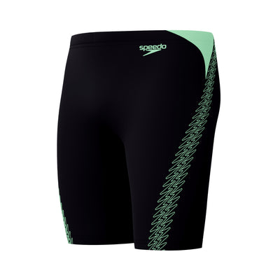 Speedo - Mens - Hyperboom Splice Jammer - Black/Alfalfa Green