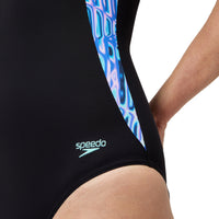 Speedo - Womens - Shaping Print LunaElustre - Indigo Glow